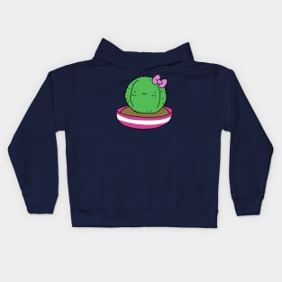 Pretty Potted Cactus Kids Hoodie